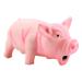 Liebewh dog toy squeaky nice pig the squeaks pig pig dog toys latex pet play stuff for dog puppies toys (pink)