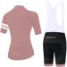 Womens Cycling Jersey Set - Short Sleeve Shirt & 20D Gel Padded Shorts - Breathable Quick-Drying Gear for Outdoor Cycling - Buy Online on GoSupps.com