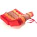 Zafuko Foldable Cushion - Organic Kapok Filling for Meditation & Yoga | Portable Soft Yoga Prop - Cherry/Peach Color - Buy Online on GoSupps.com