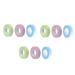 minkissy 12 Rolls Lash Tape Foam Grip Tape Adhesive Eyelash Tape Girls Accessories Breathable Eyelash Tapes Accessories for Girls with Hole Non-Woven Fabric Eye Patch