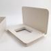Buy White Wet Wing Box - Baby Towel Case & Plastic Wet Wipes Storage Box with Lid for Home & Office - Buy Online on GoSupps.com