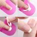 Gel Nails Stickers 26pcs Nail Polish Glue Model Spill Proof Manicure Protector Tools+ 1 PC Sticker Nail Gel Press (Pink One Size) Pink One Size - Buy Online on GoSupps.com