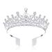 AOPRIE 1980s Tiaras and Crowns for Women Silver Princess Tiara for Little Girls Crystal Crowns and Tiaras Hair Accessories for Wedding Prom Bridal Birthday Party Halloween Costume Christmas Gifts