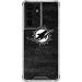 Skinit Clear Phone Case Compatible with Samsung Galaxy S21 Ultra 5G - Officially Licensed NFL Miami Dolphins Black & White Design