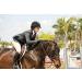 Mashfa Women's Horse Riding Gloves - Dublin Track Cotton Fabric with Shires Leather - Medium Size - Buy Online on GoSupps.com