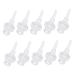 FRCOLOR 30 Pcs Ear Washer Nozzle Be Flexible Earwax Irrigation Irrigation Ear Wash Tips Replacement Wax Flusher Tool Ear Wax Removal Tool Ear Irrigation Ear Flush Aldult White Pp Whitex3pcs 2.8X1.1X1.1CMx3pcs