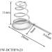 5pcs AA Battery Coils - Negative & Positive Spring Contact Plates | Nickel Wire - FW-DCTHFZ9X23 - Buy Online on GoSupps.com