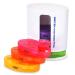 Weekly Pill Organizer 4-Times-A-Day Detachable Pill Case Large Compartments Medication Reminder Portable for Vitamins Fish Oil Compartments Supplements- Tower Style