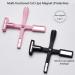 Buy Nail Magnet Set - Multifunctional Cross Cat Eye Tool & Silicone Protective Shell for Stunning Nail Art | Magnetic Nail Design Accessories (Black) - Buy Online on GoSupps.com