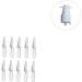 GLSTOY 10pcs 30ml Nasal Spray Bottles Set - Round Shoulder Long Design - Plastic & Amber Glass Containers - Transparent Color - 13x2.5cm - Buy Online on GoSupps.com