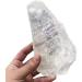 Natural raw Quartz Gypsum White Clear Selenite Crystal Rough Stone for 1pc Obelisk - Buy Online on GoSupps.com
