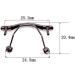 NOYOTA Metal Nose Pad Holder - Silver Nose Bridge Replacement for Rimless Glasses | Durable 1 Piece Design - Buy Online on GoSupps.com