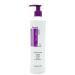 Fanola No Yellow Mask 11.8 oz - Anti Brass Color Depositing Purple Mask - Hair Toner for Blonde  Silver  Gray  and Highlighted Hair - Toning Mask to Remove Yellow Tones & Brassiness from Bleached Hair Unscented 11.83 Fl ...