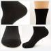 Copper Infused Diabetic Socks - Super Stretch Comfort for Men and Women (Black, 2 Pairs) - Buy Online on GoSupps.com