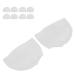 Bunion Corrector 5 Holes Hallux Valgus Corrector Toe Straightener High Elasticity SEBS Foot Toe Straightener (Transparent)