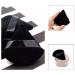 12 PCS Makeup Powder Puff Set - Soft Velour Face Triangle Applicators for Foundation & Loose Powder | Portable Beauty Tools (Black White Pink - Buy Online on GoSupps.com
