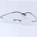 Buli reading glasses 1.00 Titan Glasses with presumption Ultra -light marginal optics reading aid Invisible computer glasses for men (Color: Black Size: +3.5)