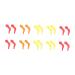Lurrose 24-hour glasses made of silicone ironing tips for glasses glasses made of silicone round glasses holder glass holder anti-glass holder glasses frame earplugs Student pebble gel