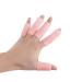 Gel Finger Cots Finger Protector Support Material Finger Sleeves Great for Trigger Finger Hand Eczema Finger Cracking-Open skin tone