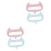 Beaupretty 4 pieces acupuncture massage device scalp peeling made of silicone scalp massager portable massage lying portable massage device Hand massager neck massager made of silicone main
