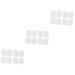 Mobestech 12 Pairs Insole Forefoot Pad High Heel Pads High-Heel Pads of Foot Insoles Anti- Skid Anti-Skid Insole Pads of Foot Pads White High Heels Shoes Adhesive Sports Shoes