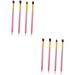 OHPHCALL 8 Pcs Eye Make-up Brush Kit Synthetic Hairs Brushes Foundation Makeup Brushes Eyeshadow Stick mediumx2pcs Pink+goldx2pcs - Buy Online on GoSupps.com