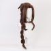 Final Fantasy VII Aerith Gainsborough Cosplay Wig - 100cm Pigtail Wavy Curly Hairpiece for Women - Buy Online on GoSupps.com