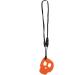 Silicone Sewing Ring for Teeth | Orange Skull Necklace - Safe Chewing Toy for Autism & Oral Motor Skills - Buy Online on GoSupps.com