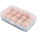 Mikikit Refrigerator Egg Container 15 Egg Clear Container Acrylic Organizer Containers for Food Fridge Memory Refrigerator Blue medium - Buy Online on GoSupps.com