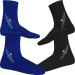 Nordic Essentials Beach Socks 2 Pairs 1 Year Warranty Black + Blue Small