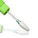 Green 2.35mm Shank Nail Drill Bits Set Cuticle Polishing Bits Corn Head Cylinder Shape Polishing Burrs Bit Fit Electric Drill Rotary Tool Accessory