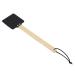 liangshi Leather Swatter Wooden Handle Household (Charcoal Black)