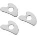 Hoement of metal scraps Face tools 3 pieces of cableboard scrapstile silver stainless steel Dedicated massage tools facial shaving silver x 3 pc 8.3x6x0.5cmx3pcs