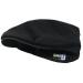Ted & Jack - Street Easy Traditional Solid Cotton/Polyester Newsboy Cap Large Black