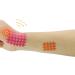 10pcs Muscle Tape Spiral Cross Elastic Rayon Breathable Sports Tape for Knee Shoulder(Skin Color 1 Piece 9 Stickers) - Buy Online on GoSupps.com