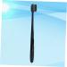 Travel Toothbrush with Dental Bristles - Gatuida Oral Care Tool for Effective Tooth Cleaning (Black 1 Pack) - Buy Online on GoSupps.com