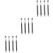 Healeved 12 Pcs Eye Make-up Brush Kit Lip Scrubber Brush Eyeshadow Brushes Eye Shadow Brush Lip Scruber Black - Buy Online on GoSupps.com