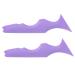 BIUDECO 2pcs Silicone Beauty Ruler Birthday Crown Boy Makeup Lipstick Winged Eyeliner Stencil Seal Make up