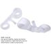 Silicone Toe Spacers - 5 Pack for Yoga, Bunion Relief, and Overlapping Toes | Toe Separator Gel Stretchers for Pain Relief and Corrective Alignment - Color B, Size AB - Buy Online on GoSupps.com