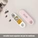 Slim Travel Pill Organizer | Compact Portable Pill Case for Purse or Pocket | Stylish 3 Compartments Vitamin Holder (Grey) - International Shipping Available - Buy Online on GoSupps.com