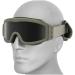 Lancer Tactical CA-203G Safety Airsoft Goggles | Interchangeable Multi Lens Kit (OD Green) | Smoked, Clear, Yellow Lens - Buy Online on GoSupps.com