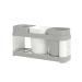 Toothpaste set stand toothbrush plastic storage cup bathroom bathroom products dishwashy sponge holders (gray one size) gray one size