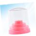 SOESFOUFU 1pc 48 Nail Bit Organizer Display Holder Stand Nails Drill Bits Nail Display Stand Display Storage Nail Drill Bits Holder Nail Grinding Head Storage Written Manicure Pink Size 1 Pink - Buy Online on GoSupps.com