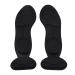 Heel Insoles Shoe Insoles Heel Cushions Soft Sponge Non Slip Heel Pads Pain Relief 2 in 1 Insole with High Heel Inserts Shock Absorption(Black)