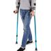 CANE Crutch Crutch Adjustable Aluminum Laptop HairpiCane for Young and Elderly walking sticks Run forward - Buy Online on GoSupps.com