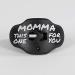 SLEEFS Football Mouth Guard - Lip/Mouthguard with Helmet Strap - Lip/Teeth Protector Mouthpiece - No Boil - for Youth/Adults, Maximum Air Flow, for All Sports - Momma This One for You in Black