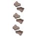 Zerodeko Ice Block Mold Chocolate Jelly Baking Mold 6 Pcs Butterfly Cake Mold Ice Cubes Biscuit 3D Silica Gel De para Gelatinas Baking Supplies 17.6X14.8CMx3pcs