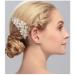 Suandsu Rhinestone Crystal Bridal Hair Comb - Silver Hair Piece Accessories - Buy Online on GoSupps.com