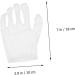 minkissy 2 Pairs White Cotton Gloves Cotton Work Gloves Hand Moisturizer Glove Party Etiquette Gloves Working Glove Moisturizing Gloves Warm Mittens Gel Gloves Warm Gloves Non-Slip Miss Spa - Buy Online on GoSupps.com