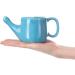 SoulGenie Flojar Ceramic Jala Neti Pot 250ml - Spill Proof, Lead-Free, Microwave & Dishwasher Safe (Blue) - Buy Online on GoSupps.com